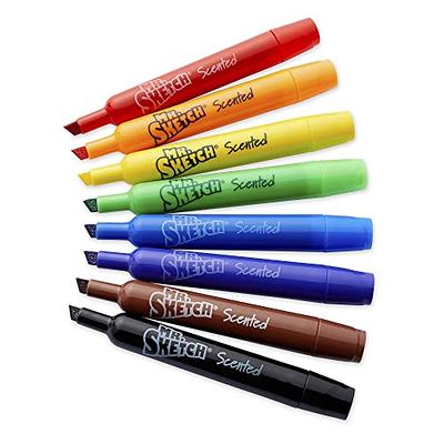 Mr. Sketch® Scented Stix, Bullet tip, Assorted Colors, 10 Per Pack