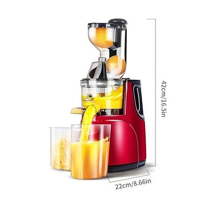 SIFENE Whole Juicer Machine, Vertical Cold Press Juicer with 3.2 Big  Mouth, Easy to Clean, Extracts Juice from Whole Fruits and Vegetables - Red  - Yahoo Shopping