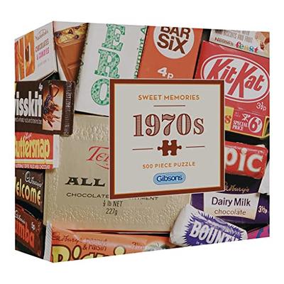 Sweet Memories of The 1970s | 500 Piece Gift Box Jigsaw Puzzle for