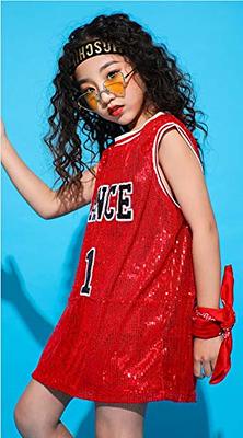  lontakids Boys Girls Sequins Hip Hop Costume Modern