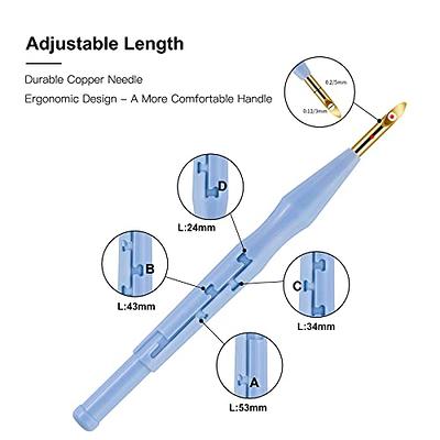 Cross Stitch Pen DIY Embroidery Pen Hand Embroidery Needle Weaving Tool  Punch Needle Craft