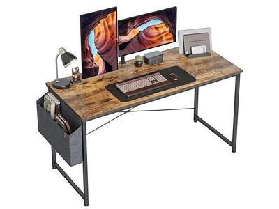 PayLessHere 47 inch Computer Desk Modern Writing Desk, Simple Study Table,  Industrial Office Desk, Sturdy Laptop Table for Home Office, Nature