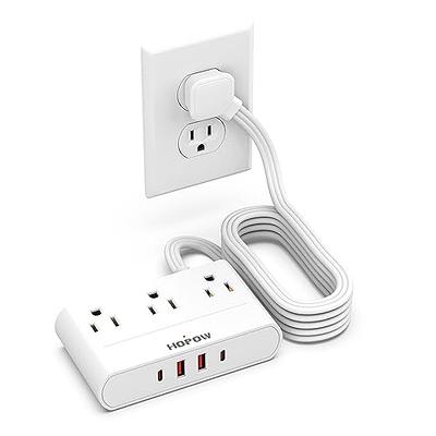 5-Outlet Power Strip Surge Protector with 4 USB Ports (2 USB C