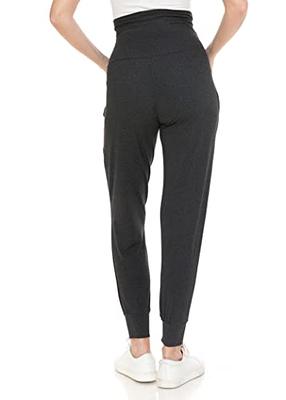 Leggings Depot Women's Maternity Pants Over The Belly Pregnancy Joggers  Casual Lounge Pants (Heather Dark Charcoal, Small) - Yahoo Shopping