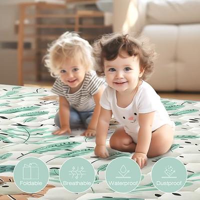  Premium Foam Baby Play Mat 50 X 50, Thick One-Piece  Crawling, Odorless Floor Mat, Non-Slip Cushioned Baby Playmat for  Infants,Babies,Toddlers. Machine Washable for Easy Care. : Baby