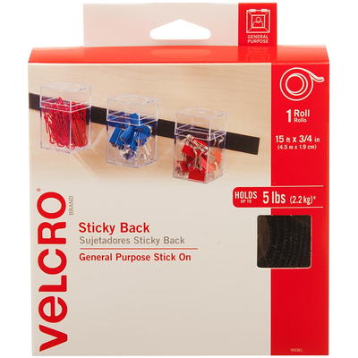 VELCRO Brand 10PK BLK Velcro Ovals