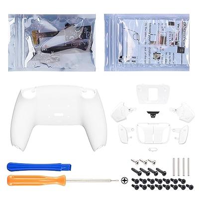 eXtremeRate Textured Green Programable RISE4 Remap Kit for PS5 Controller  BDM 010 & BDM 020, Upgrade Board & Redesigned Back Shell & 4 Back Buttons  for PS5 Controller - Controller NOT Included 