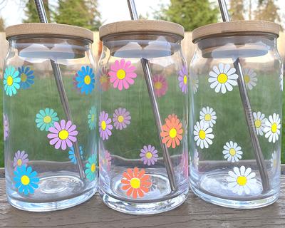 Beer Can Glass Wildflower Beer Can Glass Iced Coffee Glass 