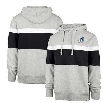 Women's Fanatics Branded Heather Gray/College Navy Dallas Cowboys Blind Side Lightweight Full-Zip Hoodie