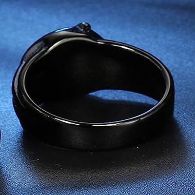2017 Fashion Charm Jewelry Ring Men Stainless Steel Black Rings for Women -  China Rings and Cheap Rings price | Made-in-China.com