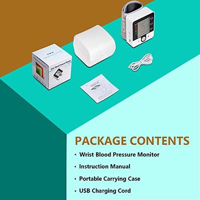 Greetmed Wrist Blood Pressure Monitor, Talking Digital Automatic Blood  Pressure Machine, Rechargeable Blood Pressure Cuff for Home Use, Adjustable Bp  Cuff, Large 3 Color Backlit LCD Display - Yahoo Shopping