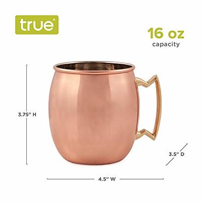 14 oz. Moscow Mule Mugs w/ Hammered Copper Finish - 4/Pack