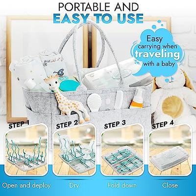 baby bottle drying rack storage pump