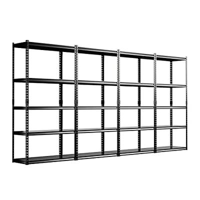 Prilinex Heavy Duty Storage Shelves - 35.5 W x 16 D x 71 H 5-Tier  Adjustable Metal Garage Shelving Unit, Standing Utility Shelf Racks for  Pantry