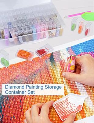 Douorgan 3-Tier Diamond Painting Storage Containers Portable Bead