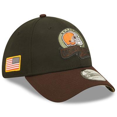 Men's New Era Stone/Brown Cleveland Browns 2023 Salute to Service 59FIFTY Fitted Hat