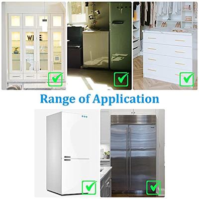 Refrigerator Door Locks(3-Pack White),Mini Fridge Lock, File