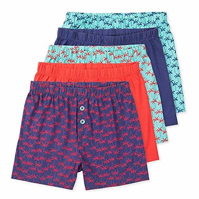Lucky & Me Boys Underwear, Boxers Style 100% Cotton, Noah 5 Pack Palm Tree  7-8 Years - Yahoo Shopping