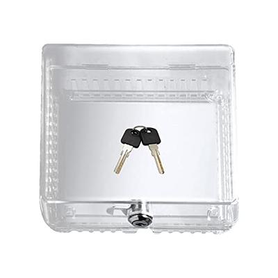 CALIDAKA Universal Thermostat Lock Box with Key Clear Thermostat Guard  Thermostat Cover for Thermostat on Wall for Most Type  Thermostat(Transparent) - Yahoo Shopping