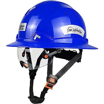 SAFEBUILDER Build in Goggles Eyes Shield Safety Helmet Type Visor Hard Hat  Mounted Eye Protection PPE ANSI Z87.1 (Build in -Clear Visor Helmet Type) -  Yahoo Shopping