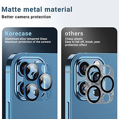 Camera Lens Protector for iPhone 12 Pro Max MetalCamera Film Cover, Strong  Adhesion, 9H Hardness Anti-ScratchCamera Lens Cover -Alpine Green