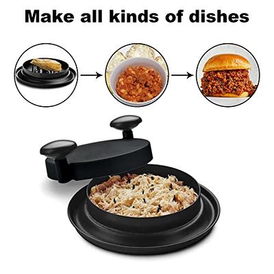 YukaBa Shred Machine, Chicken Shredder Claws Easy Use,Meat Shredder Tool  with Handle and Non-Slip Base,Quick Safe Shred Machine Chicken,Meat Shredder  for Chicken Pulled Pork Beef,Salad Food (Black) - Yahoo Shopping