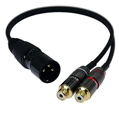 Kopul Stereo Right-Angle 1/8 Male Mini-Jack to XLR Male Cable (1')