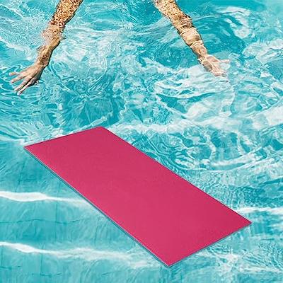 Water Float Mat XPE Foam Floating Pad for Beach Swimming Pool River Yellow  Blue Red