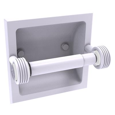 Delta Becker Spotshield Brushed Nickel Wall Mount Euro Toilet Paper Holder  in the Toilet Paper Holders department at