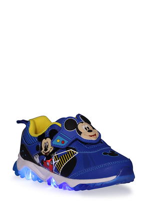  Crocs Kids' Mickey Mouse Light Up Clog, Disney Light Up  Shoes, Navy/White, 6 Toddler