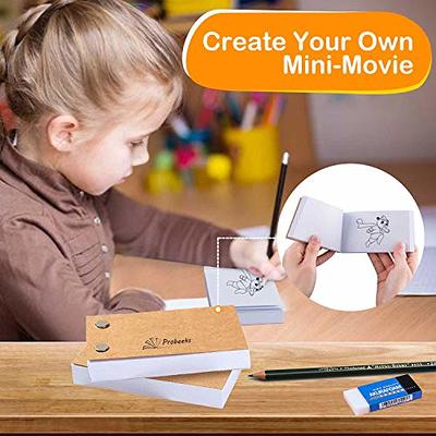 240 Sheets Flipbook Animation Paper -Flippable Paper and Binding Screws