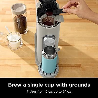 Ninja PB041ST Pods & Grounds Single-Serve Coffee Maker, K-Cup Pod  Compatible, 56-oz. Reservoir, 6-oz. Cup to 24-oz. Travel Mug Brew Sizes,  Iced Coffee Maker, Stone - Yahoo Shopping