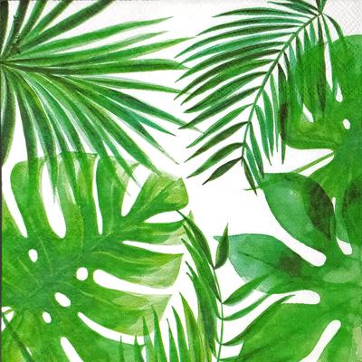 7 x 10 Tropical Leaves Paper Stencil by Top Notch