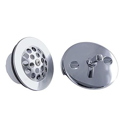 Tub Drain Strainer Trim Kit with Drain Body - Polished Chrome