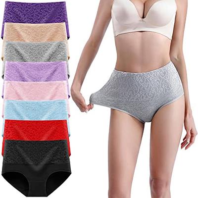 Xaanelr Women's Underwear Cotton High Waisted Full Coverage Briefs Soft  Breathable Panties Multipack (Large, Multi - b01-8 Pack) - Yahoo Shopping