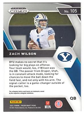 : Zach Wilson 2021 Panini Prizm Draft Picks Crusade