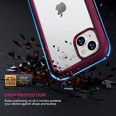 Red2Fire for iPhone 13 Case, [360 Full Body] [Heavy Duty Protection] with  Built-in Screen Protector Tough Rugged 12 FT Dropproof Shockproof  Dust-proof