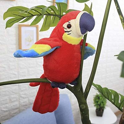 9'' Cute Talking Parrot Repeats What You Say Electronic Interactive Plush  Toy Stuffed Animal Record Parrot Waving Wings Funny Bird Toys for Children  Girls Boys Best Xmas Gift (Red Parrot) - Yahoo