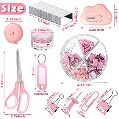 EXCEART 2 Sets Mini Plastic Taper Cutter Tape Dispenser Adhesive Tape  Cutting Tools (1 Transparent Tape Rack+ 1 Pink Tape Rack to Send 2 Small  Tapes)