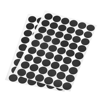 21mm Dia PVC Self Adhesive Screw Hole Cover Stickers 4 Sheet/216pcs - Black  - Yahoo Shopping