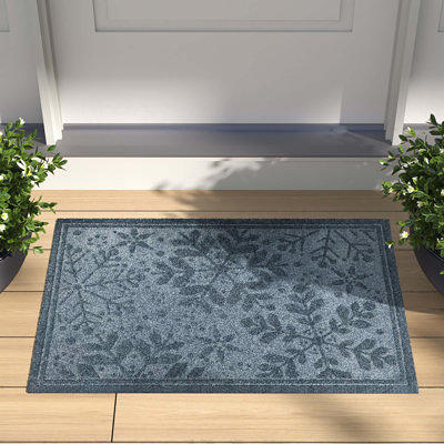 Winter Snow Door Mat by Shutterfly