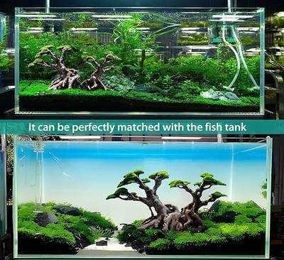 Novelsite Aquarium Plants Fish Tank Decor - Bonsai Trees with Faux