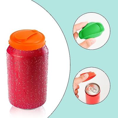 SNEEKE Silicone Soda Can Lids, 2 Pack Reusable Durable Cute