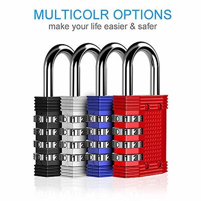 Unique Bargains Small Combination Lock 3 Digit Padlock for Gym Locker