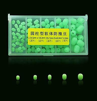 Dovesun Soft Rubber Fishing Beads Fishing Accessories Fishing Bait Eggs  Oval Luminous Fishing Beads with Fishing Tackle-Box 0.31 * 0.47in(230pcs) -  Yahoo Shopping