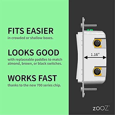 Zooz 800 Series Z-Wave Long Range Dimmer Switch ZEN72 800LR, White