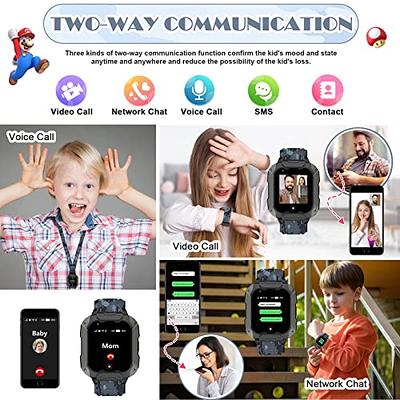 Kids Smart watch with Music Player calling function SOS Camera Alarm  Pedometer