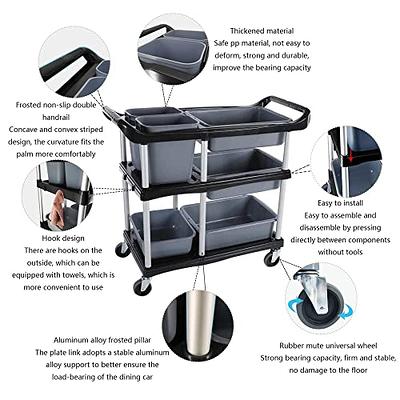 Rubbermaid™ Heavy-Duty Utility Cart with Aluminum Uprights