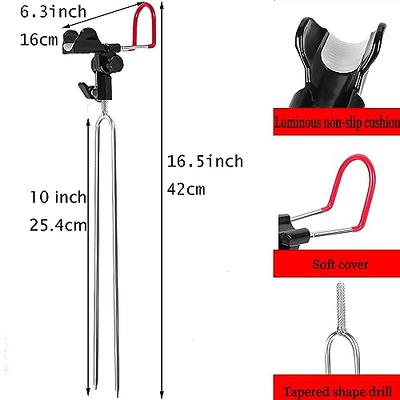 Fishing Pole Holder, Non Slip Nylon Vertical Fishing Rod Holder Wall Mounted  for Garage