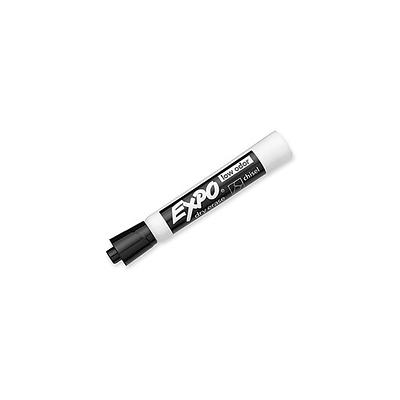 Expo 1871131 Black Low-Odor Ultra Fine Point Dry Erase Marker - 12/Pack